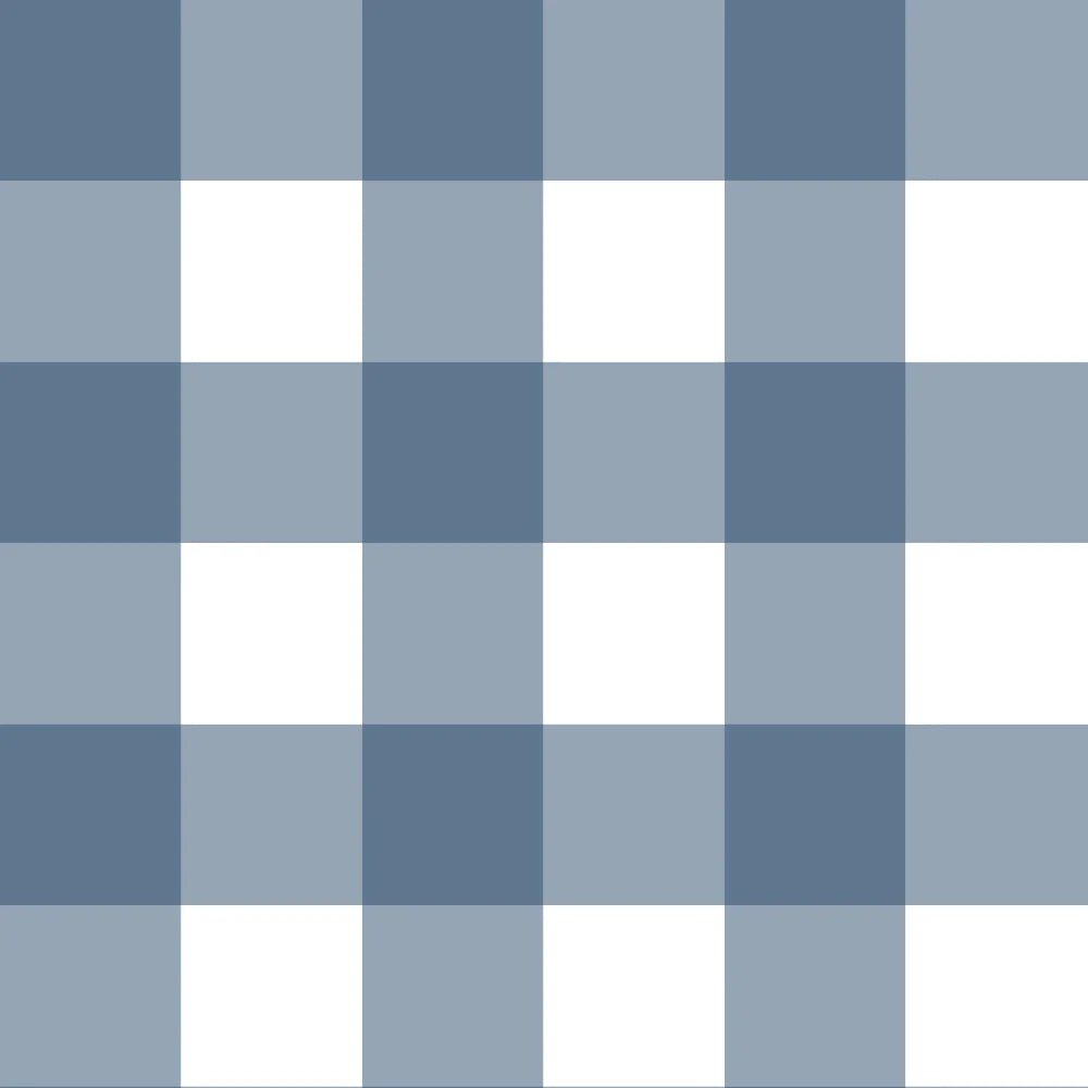 Wallpaper - Check Classic Navy Blue - Le Petit Marché Home Furniture