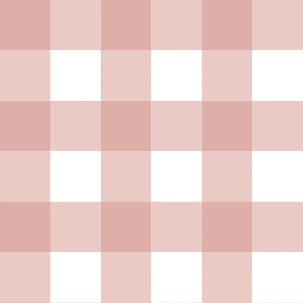 Wallpaper - Check Classic Pink - Le Petit Marché Home Furniture