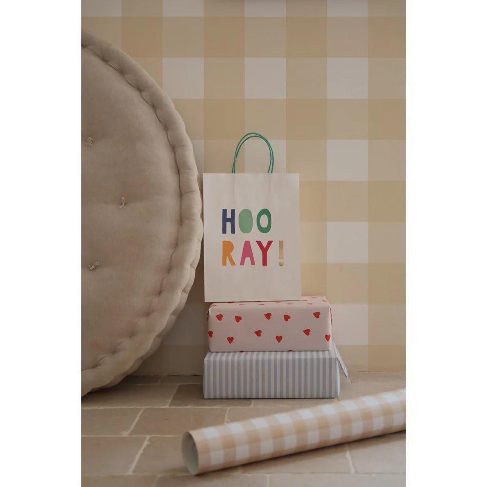 Wallpaper - Check Classic Yellow - Le Petit Marché Home Furniture