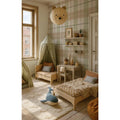 Wallpaper - Check Maxi Beige Green - Le Petit Marché Home Furniture