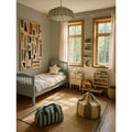 Wallpaper - Check Minimini Blue Dark Green - Le Petit Marché Home Furniture
