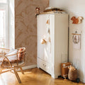 Wallpaper - Classic Big Palm Leaves Cinnamon - Le Petit Marché Home Furniture