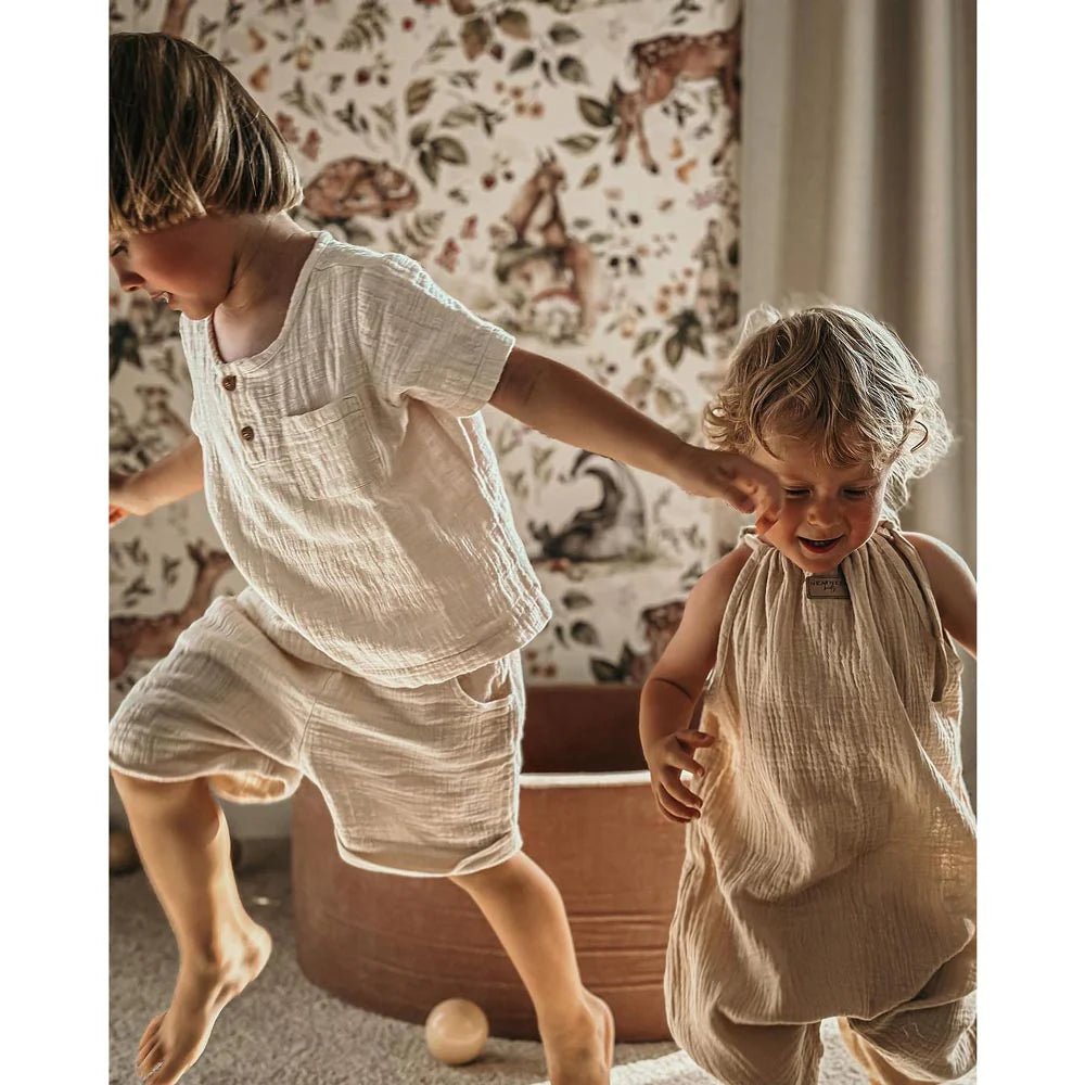 Wallpaper - Cute Forest Animals Light - Le Petit Marché Home Furniture