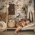 Wallpaper - Cute Forest Animals Light - Le Petit Marché Home Furniture