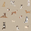 Wallpaper - Dogs are The Best Beige - Le Petit Marché Home Furniture