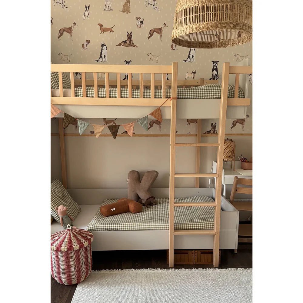 Wallpaper - Dogs are The Best Beige with Dots - Le Petit Marché Home Furniture