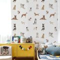 Wallpaper - Dogs are The Best White - Le Petit Marché Home Furniture