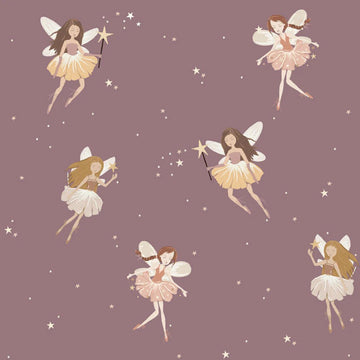 Wallpaper - Fairies Plum - Le Petit Marché Home Furniture