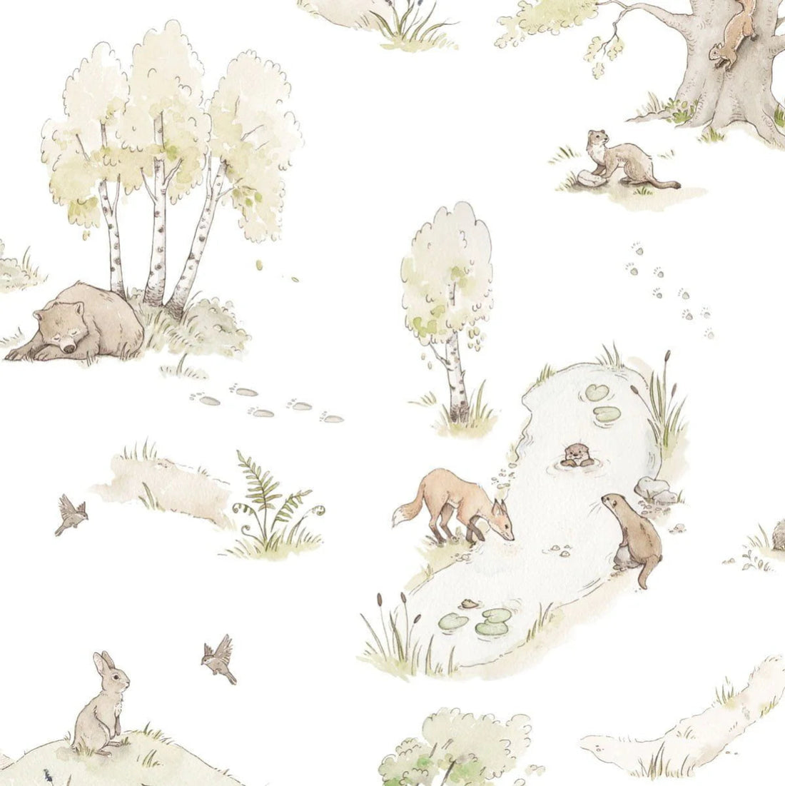 Wallpaper - Fairytale Forest - Le Petit Marché Home Furniture