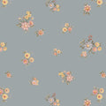 Wallpaper - Flowers Minimini Dark - Le Petit Marché Home Furniture