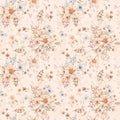 Wallpaper - Flowers with Orange - Le Petit Marché Home Furniture