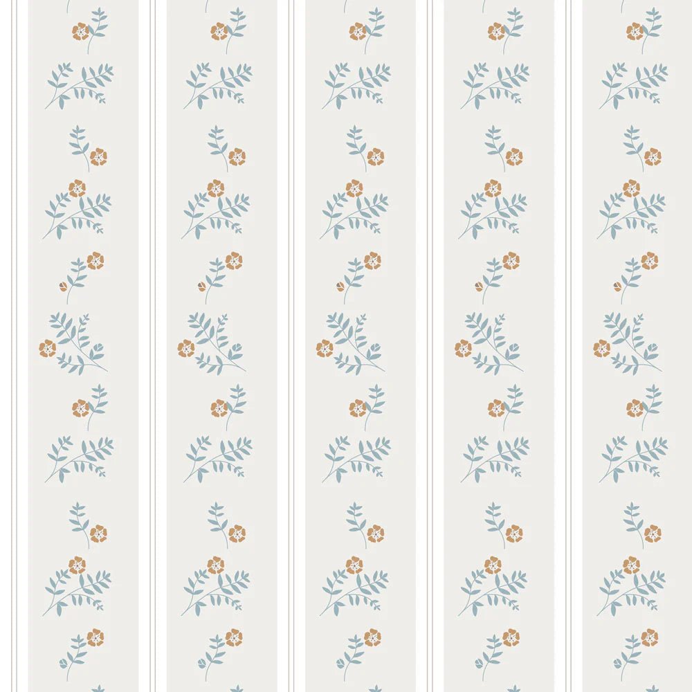 Wallpaper - French Cottage Flowers - Le Petit Marché Home Furniture