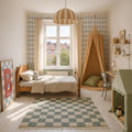 Wallpaper - French Diamonds with Stars - Le Petit Marché Home Furniture