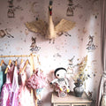 Wallpaper - Girl's Magic White / Toys from the Attic - Le Petit Marché Home Furniture