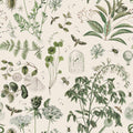 Wallpaper - Green Botanical Stories - Le Petit Marché Home Furniture