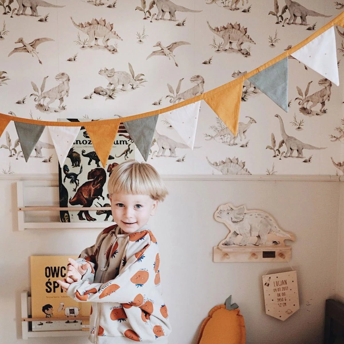 Wallpaper - Happy Dinos - Le Petit Marché Home Furniture