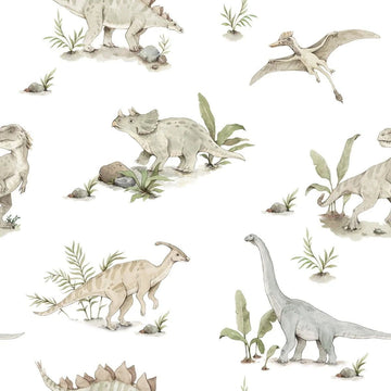 Wallpaper - Happy Dinos - Le Petit Marché Home Furniture