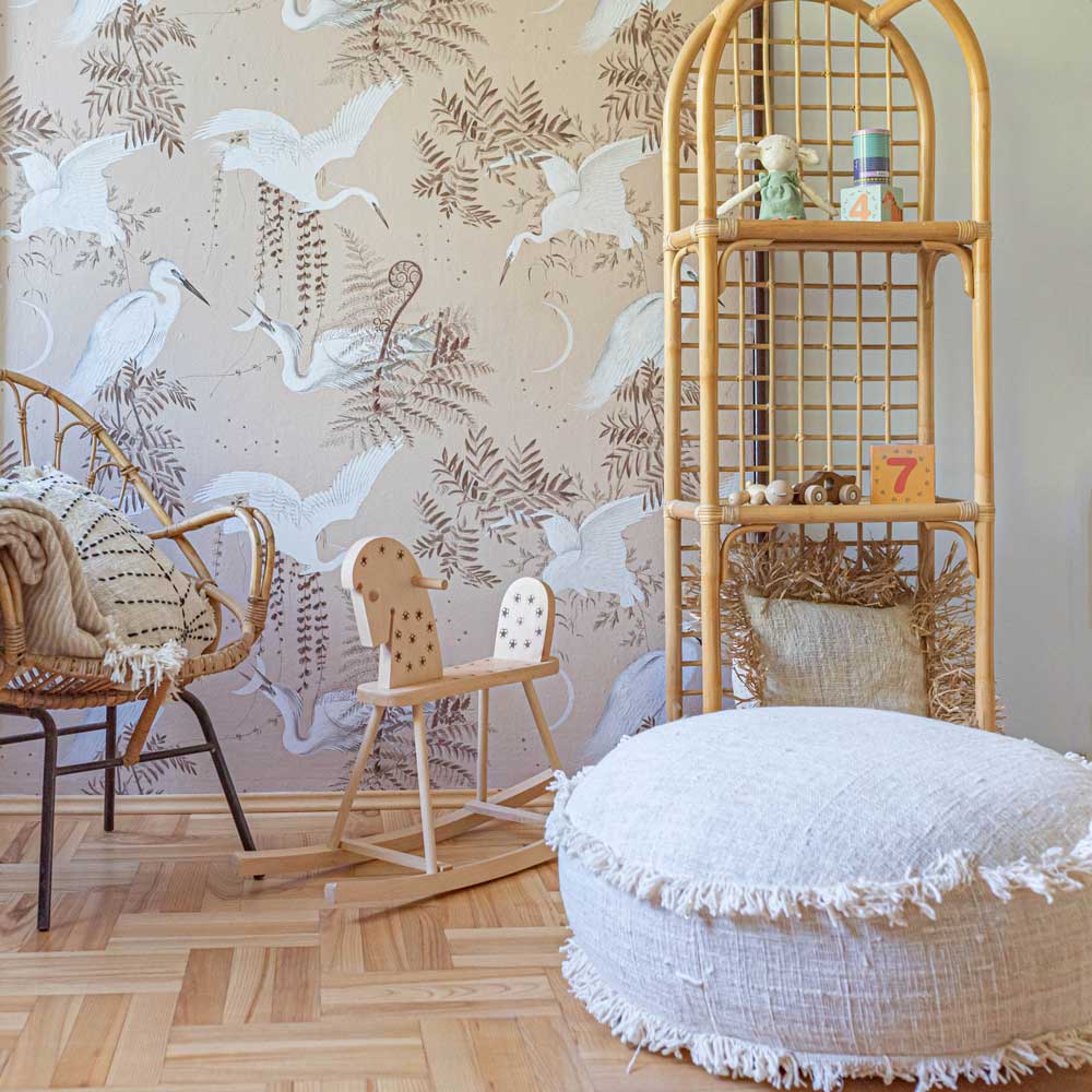 Wallpaper - Herons - Le Petit Marché Home Furniture
