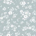 Wallpaper - Lace Meadow Blue - Le Petit Marché Home Furniture