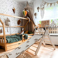Wallpaper - Leaves Minimini Wallpaper / Return to Innocence - Le Petit Marché Home Furniture