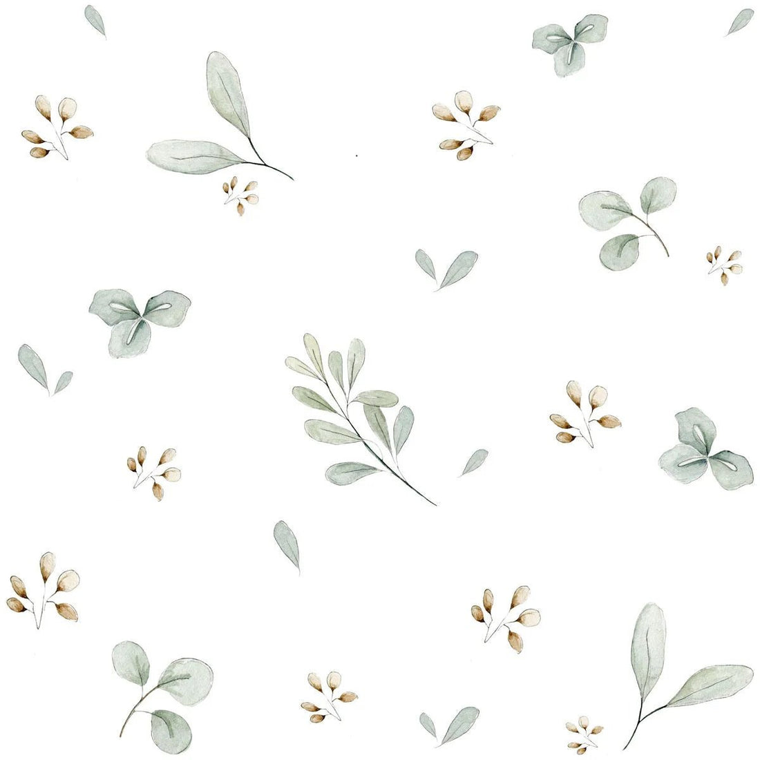 Wallpaper - Leaves Minimini Wallpaper / Return to Innocence - Le Petit Marché Home Furniture