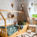Wallpaper - Leaves Minimini Wallpaper / Return to Innocence - Le Petit Marché Home Furniture