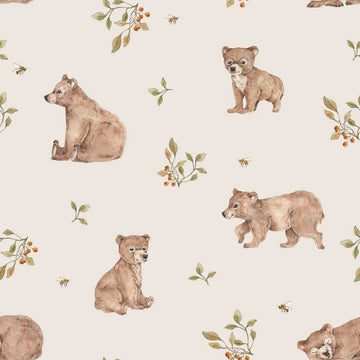 Wallpaper - Little Bears - Le Petit Marché Home Furniture
