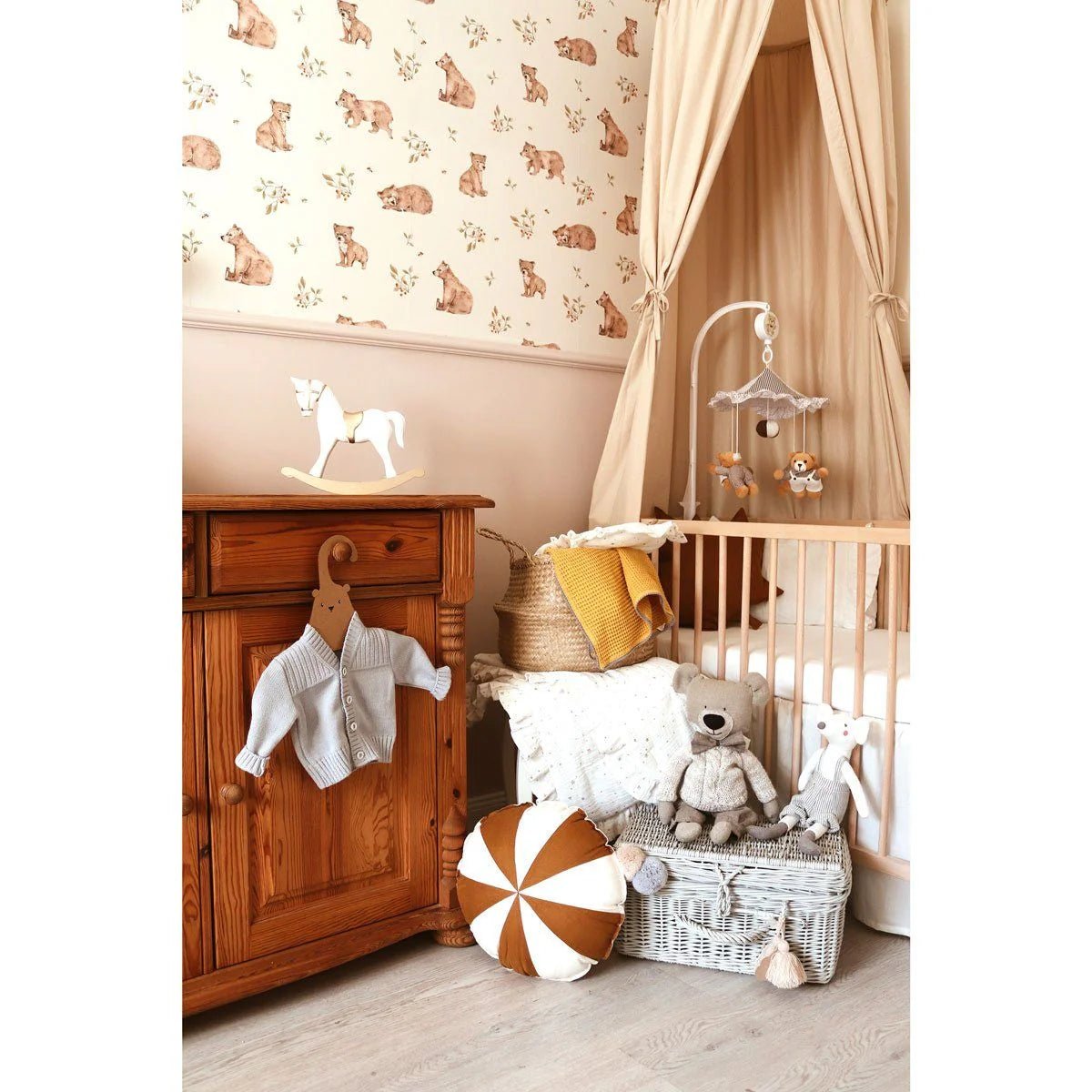 Wallpaper - Little Bears - Le Petit Marché Home Furniture