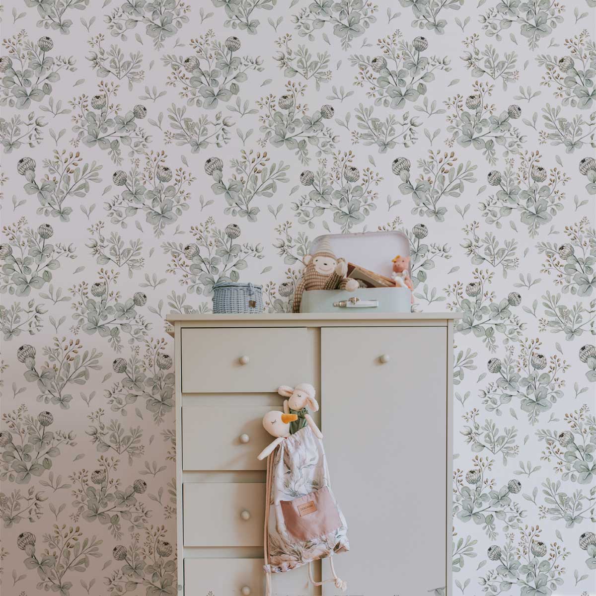 Wallpaper - Little Clovers Wallpaper / Return to Innocence - Le Petit Marché Home Furniture