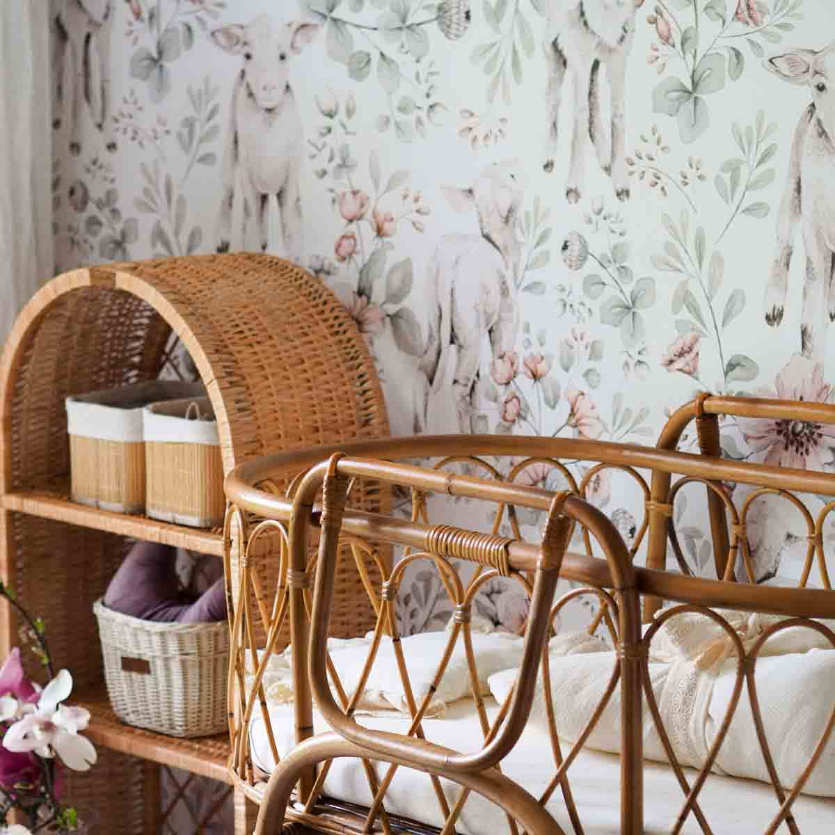 Wallpaper - Little Lambs Wallpaper / Return to Innocence - Le Petit Marché Home Furniture