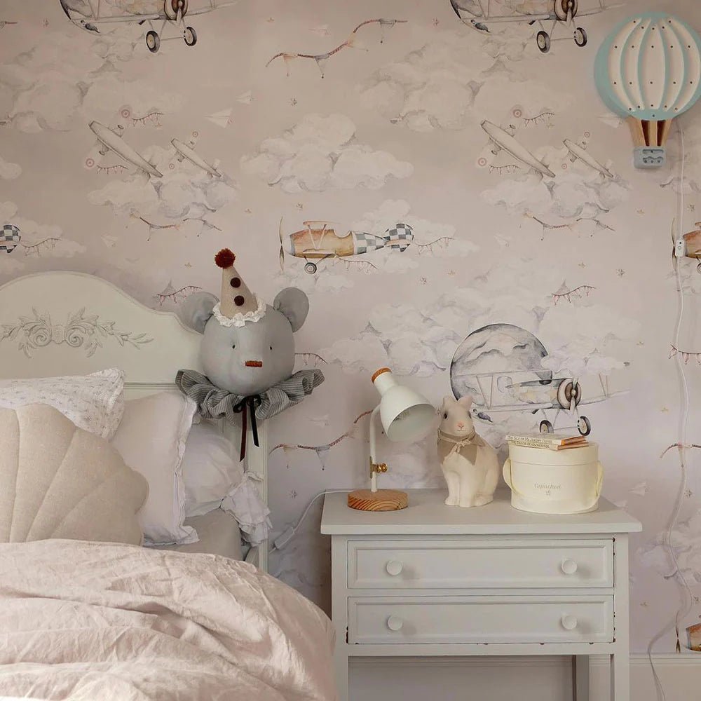 Wallpaper - Magic Planes - Le Petit Marché Home Furniture