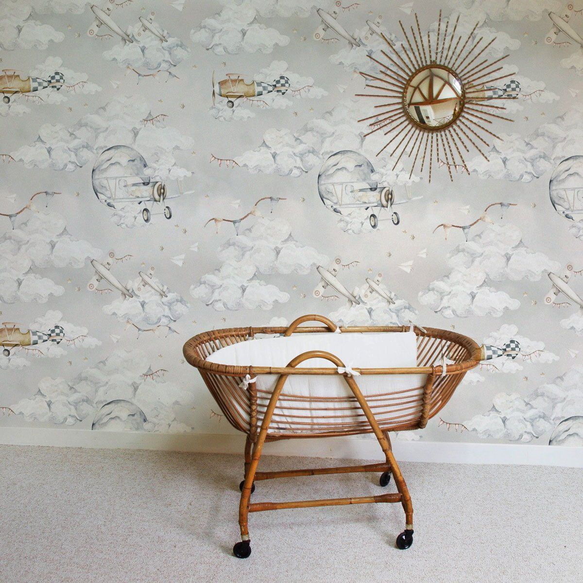 Wallpaper - Magic Planes - Le Petit Marché Home Furniture