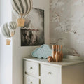 Wallpaper - Magic Swans Blue - Le Petit Marché Home Furniture