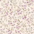 Wallpaper - Meadow in Pink and Blue Flower - Le Petit Marché Home Furniture