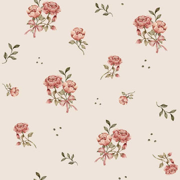 Wallpaper - Old English Flowers - Le Petit Marché Home Furniture