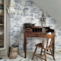 Wallpaper - Old English Sketches - Le Petit Marché Home Furniture