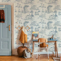 Wallpaper - Old English Sketches - Le Petit Marché Home Furniture