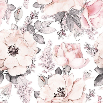 Wallpaper - Pink Garden - Le Petit Marché Home Furniture