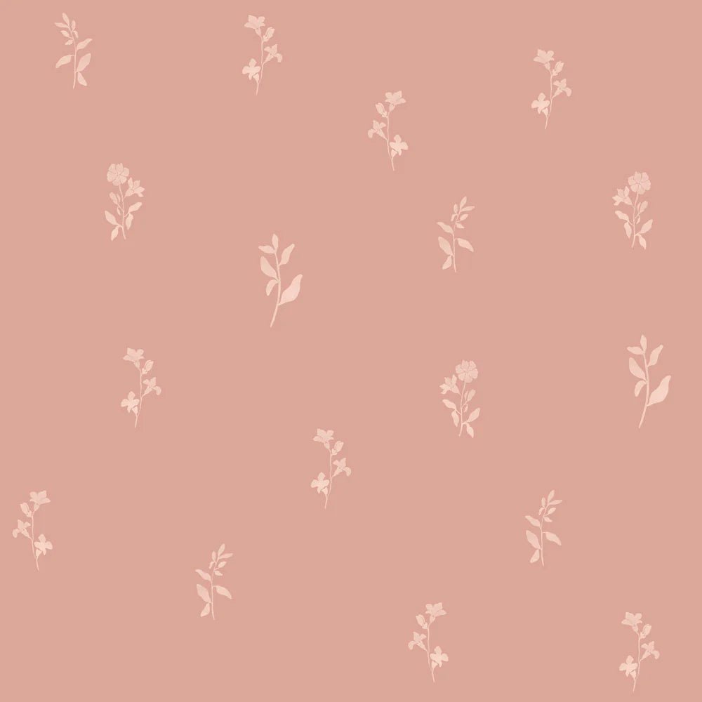 Wallpaper - Pink Subtle Twigs - Le Petit Marché Home Furniture