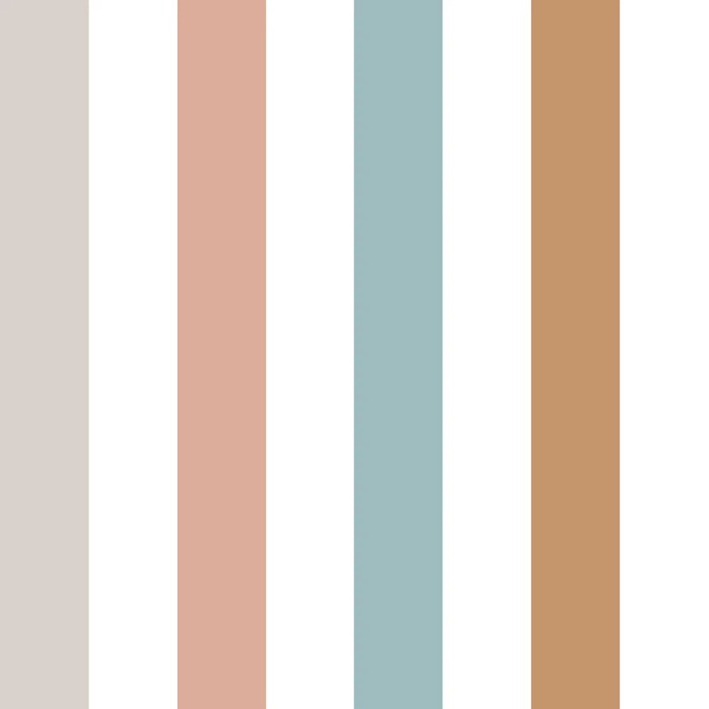 Wallpaper - Portofino Colour Stripes - Le Petit Marché Home Furniture