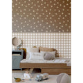 Wallpaper - Rustic Garden Brown - Le Petit Marché Home Furniture