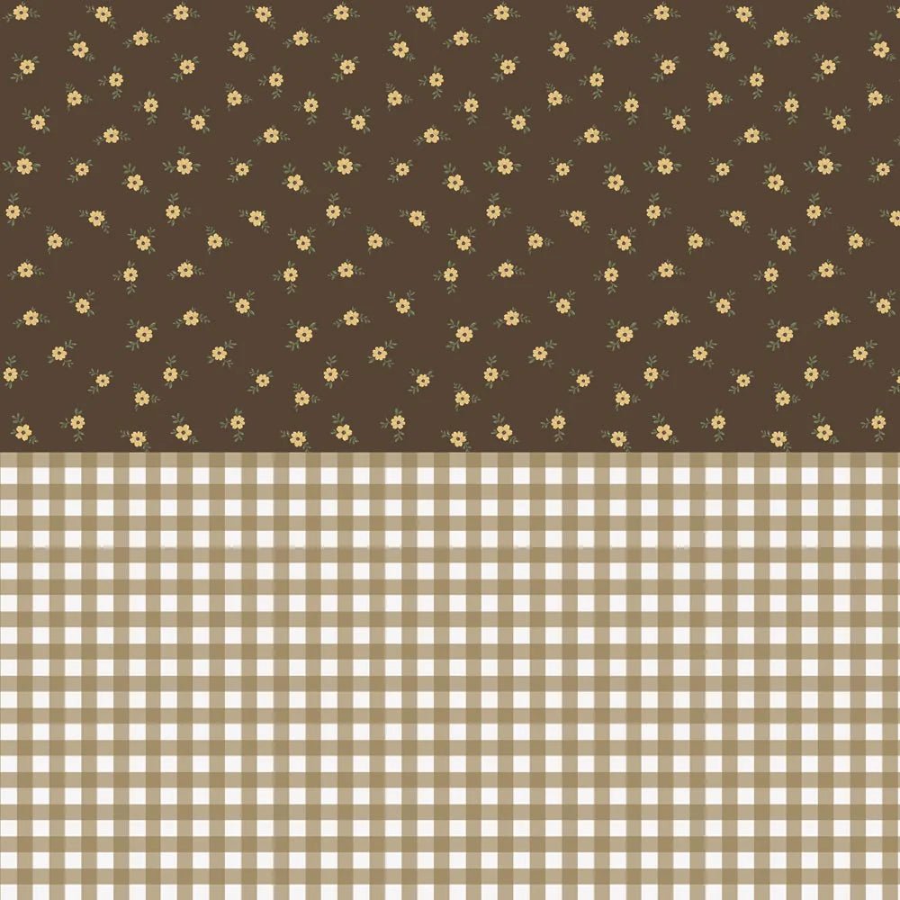 Wallpaper - Rustic Garden Brown - Le Petit Marché Home Furniture