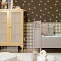 Wallpaper - Rustic Garden Brown - Le Petit Marché Home Furniture