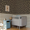 Wallpaper - Rustic Garden Brown - Le Petit Marché Home Furniture