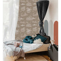 Wallpaper - Ships Sepia Screen / Industrial Evolution - Le Petit Marché Home Furniture