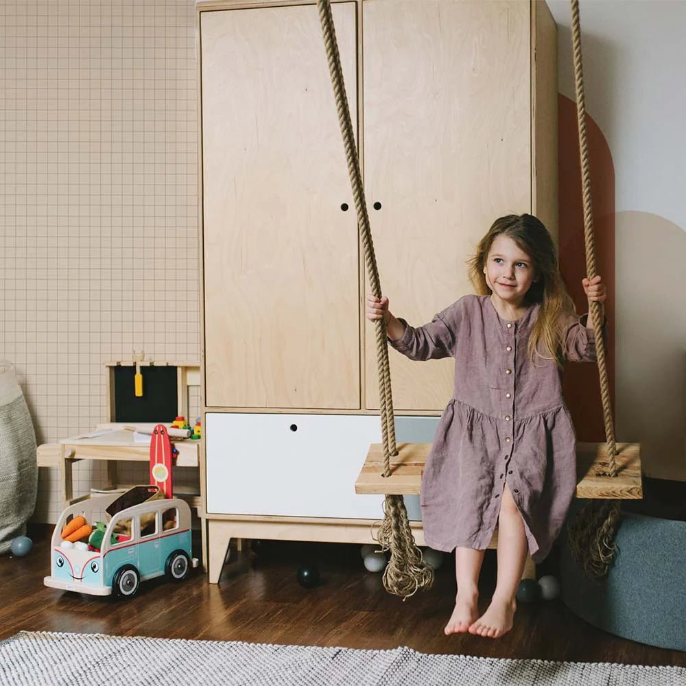 Wallpaper - Simple Check Pattern Small Ivory - Le Petit Marché Home Furniture