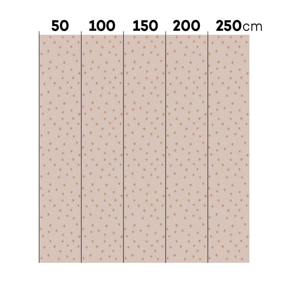 Wallpaper - Simple Irregulars Stars on Pastel Background - Le Petit Marché Home Furniture