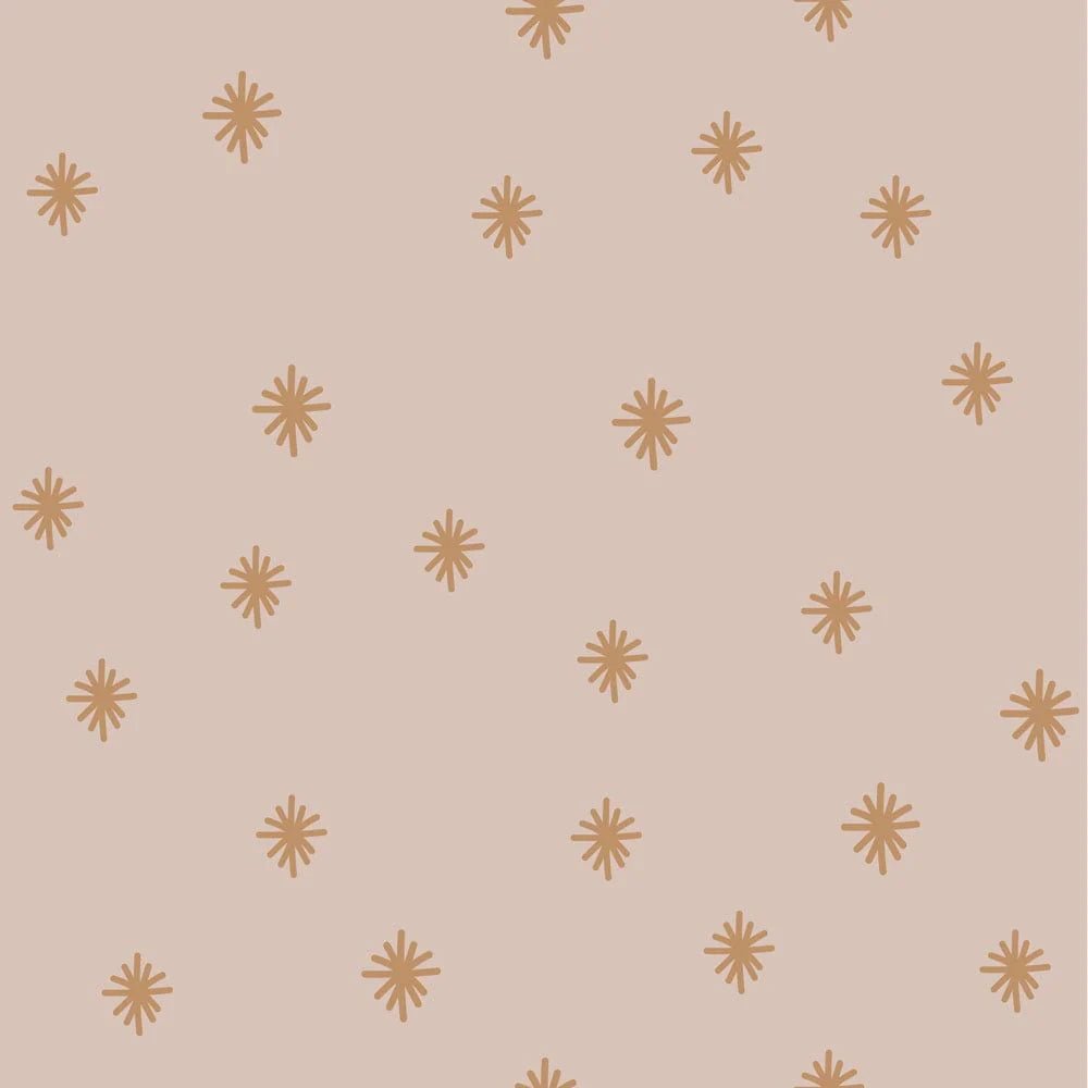 Wallpaper - Simple Irregulars Stars on Pastel Background - Le Petit Marché Home Furniture