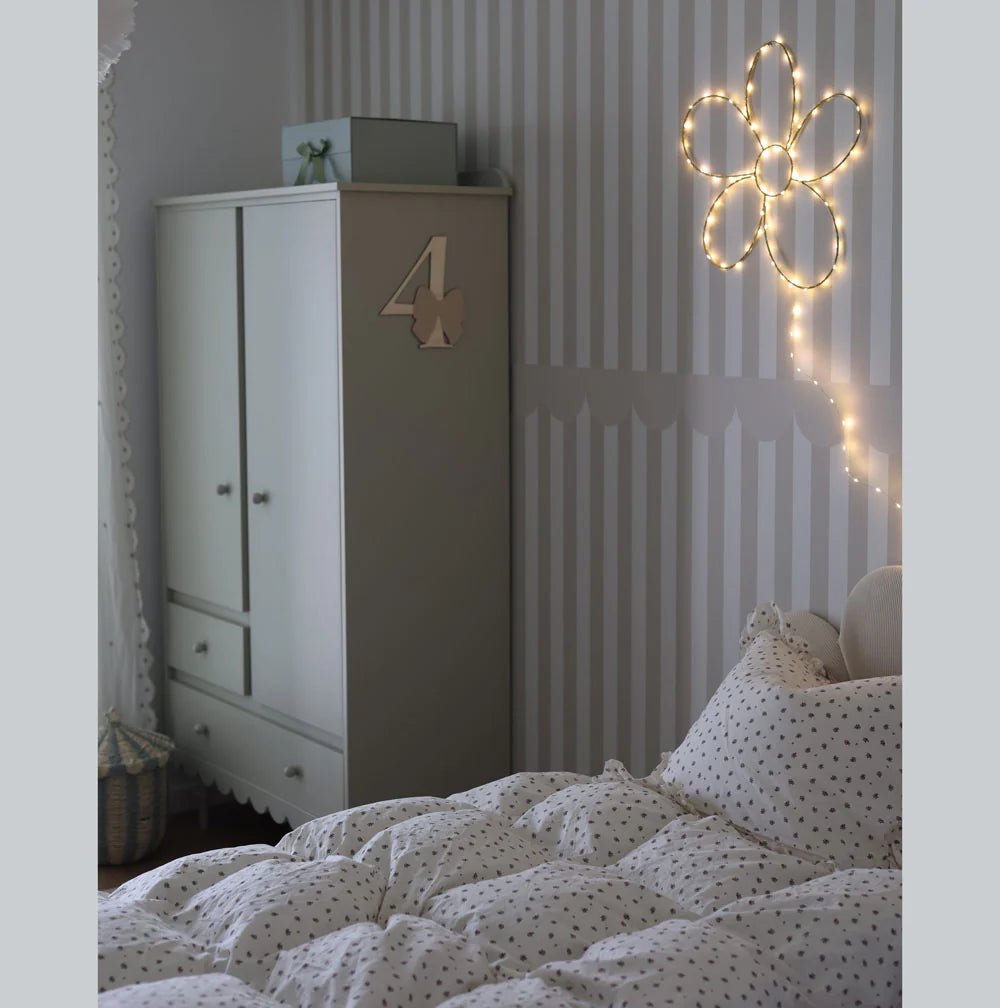 Wallpaper - Simple Rustic Beige White - Le Petit Marché Home Furniture