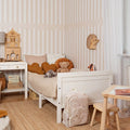 Wallpaper - Simple Rustic Beige White - Le Petit Marché Home Furniture